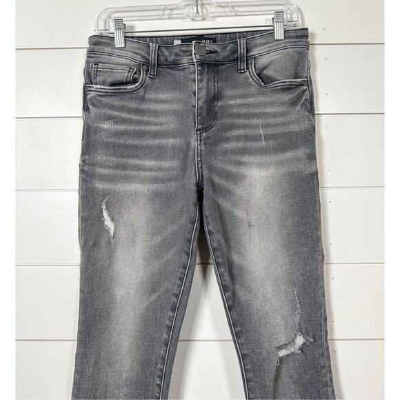 Kut from the Kloth Women's Connie High Rise Ankle Skinny Jeans Gray Size 6 - Picture 2 of 11